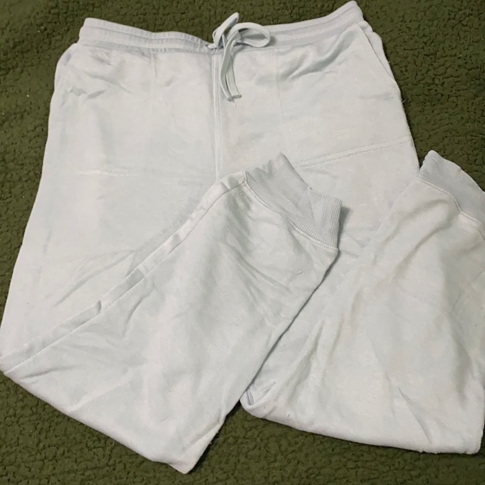 Blue sweat pant jogger
